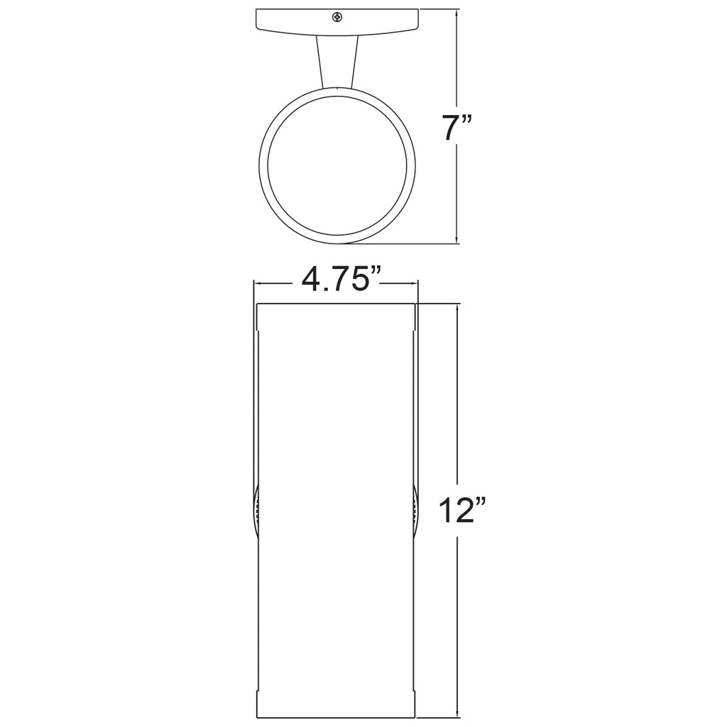 Access Lighting Uptown Bi-Directional Wall Sconce, Satin / 18W, image 2