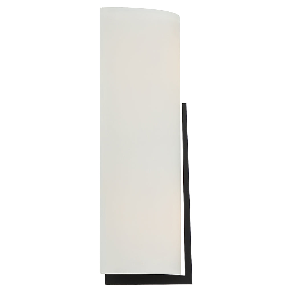 Prong 2 Light LED Wall Sconce, Matte Black / 7.25"