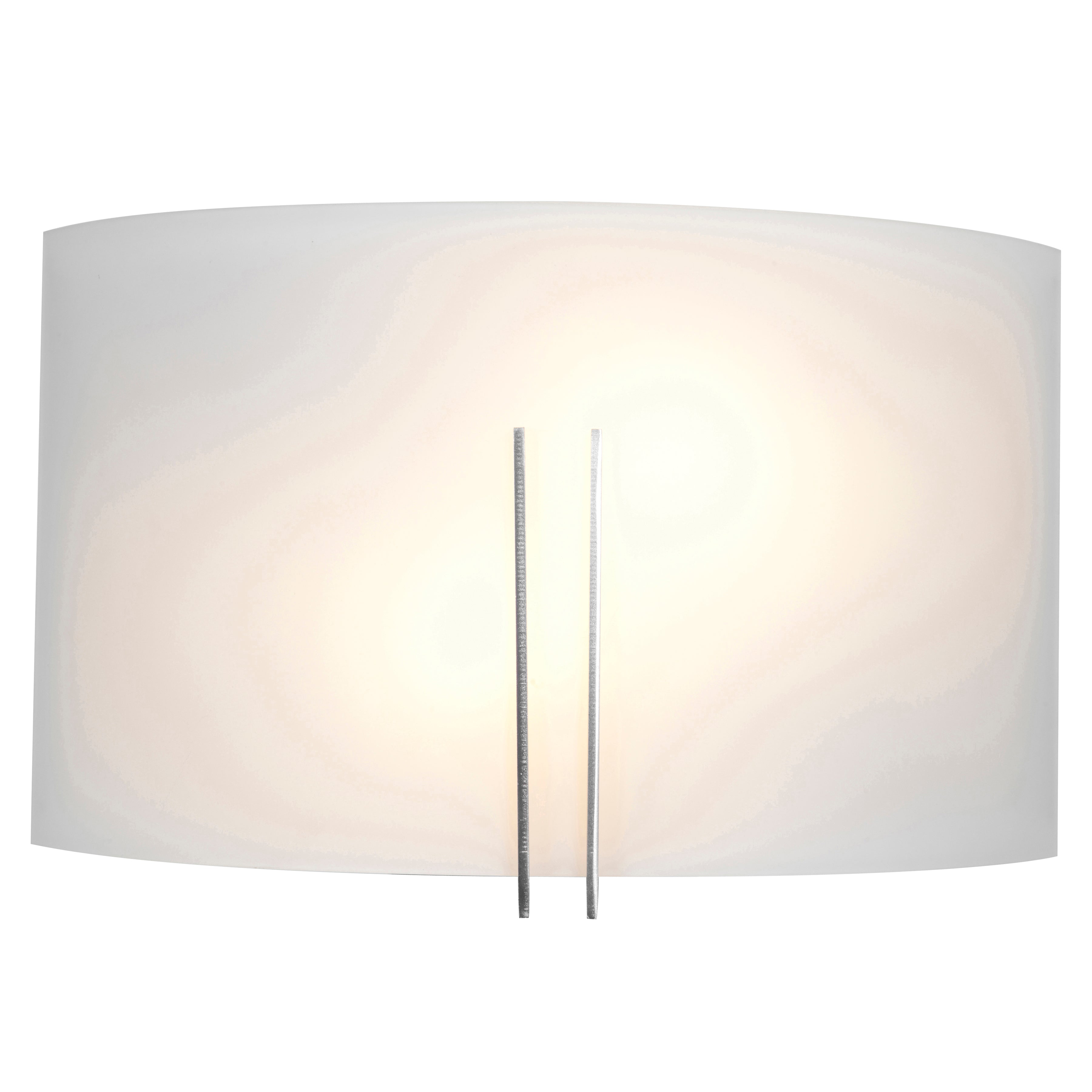 Prong 2 Light LED Wall Sconce, Brushed Steel / 12"