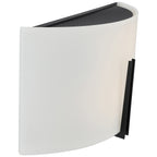 Prong 2 Light LED Wall Sconce, Matte Black / 12"