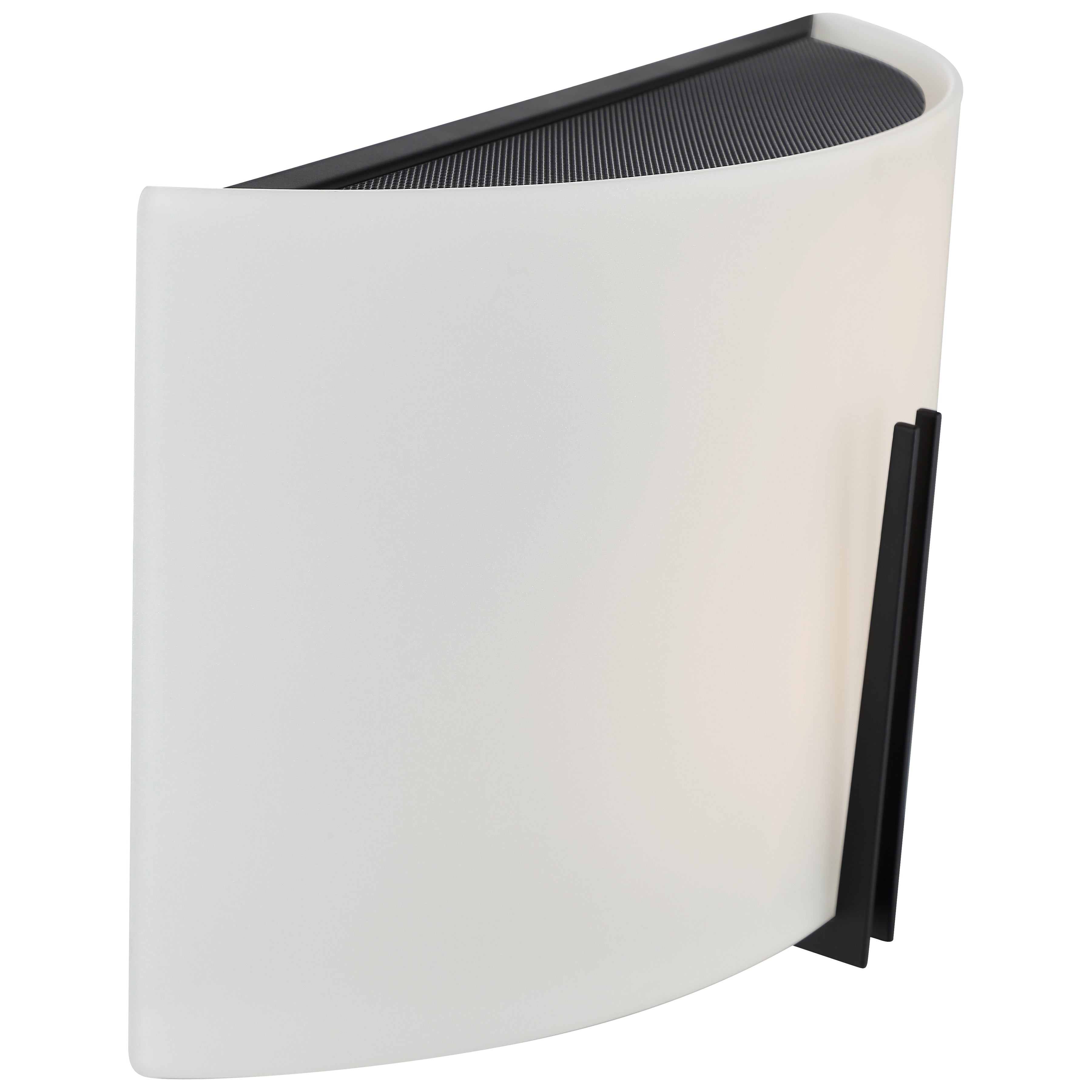 Prong 2 Light LED Wall Sconce, Matte Black / 12"