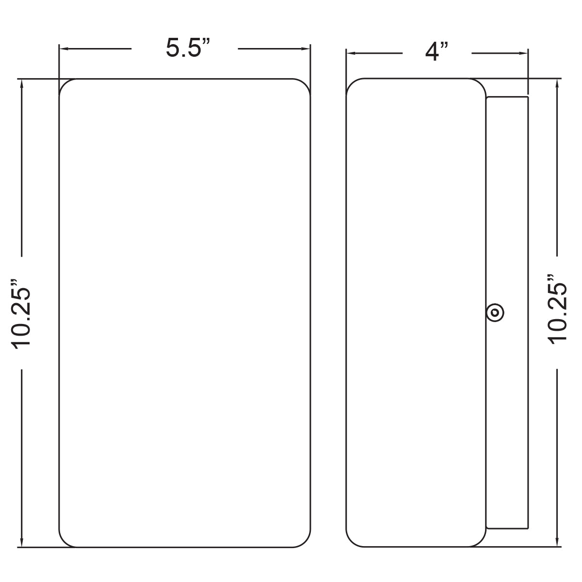 Access Lighting Brick 1 Light Outdoor Wall Mount, image 3