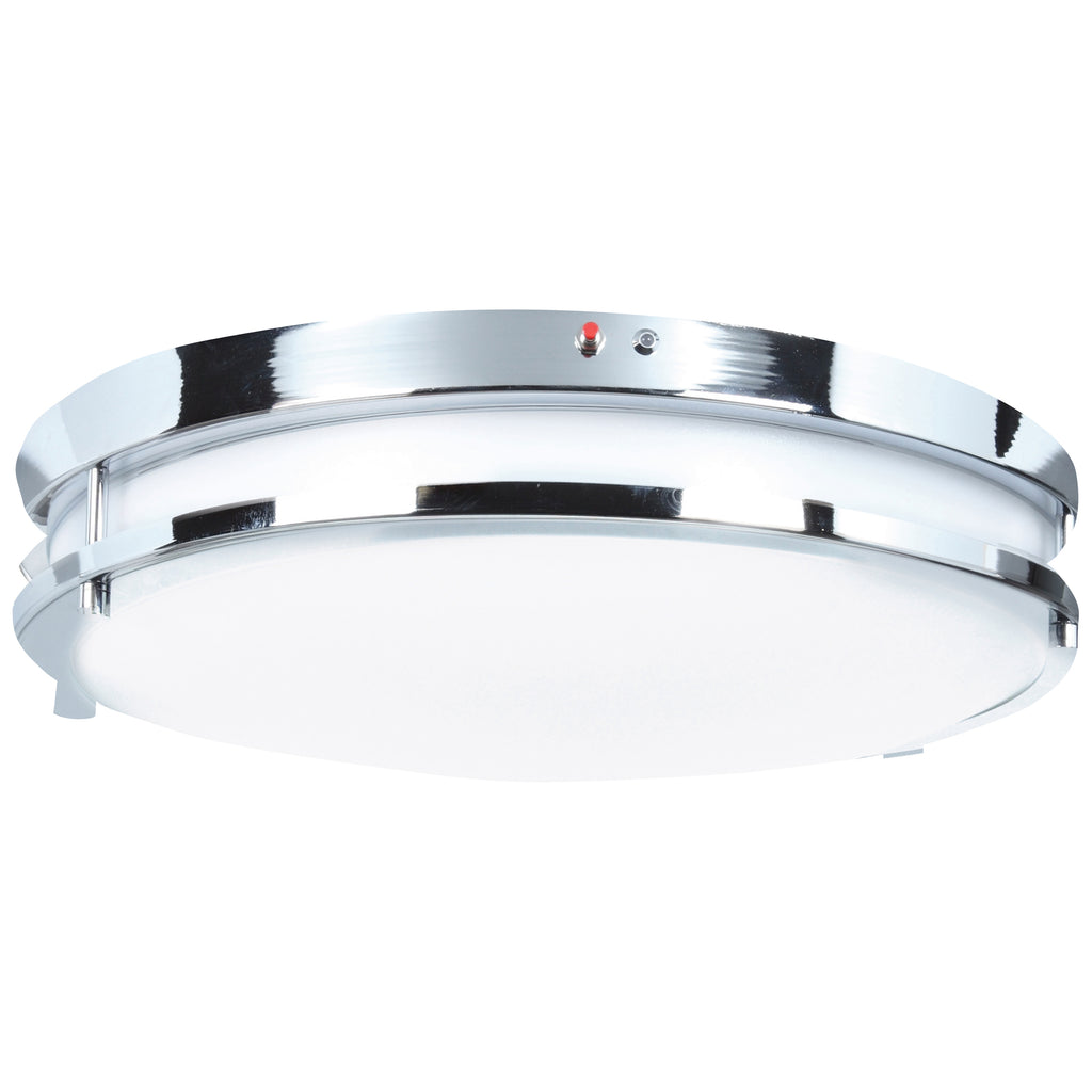 Access Lighting Solero Dual Voltage Emergency Battery Backup LED Flush Mount, 12"