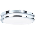Solero Dual Voltage Emergency Battery Backup LED Flush Mount, 12"