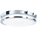 Solero Dual Voltage Emergency Battery Backup LED Flush Mount, 14"