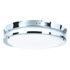 Solero Dual Voltage Emergency Battery Backup LED Flush Mount, 14"