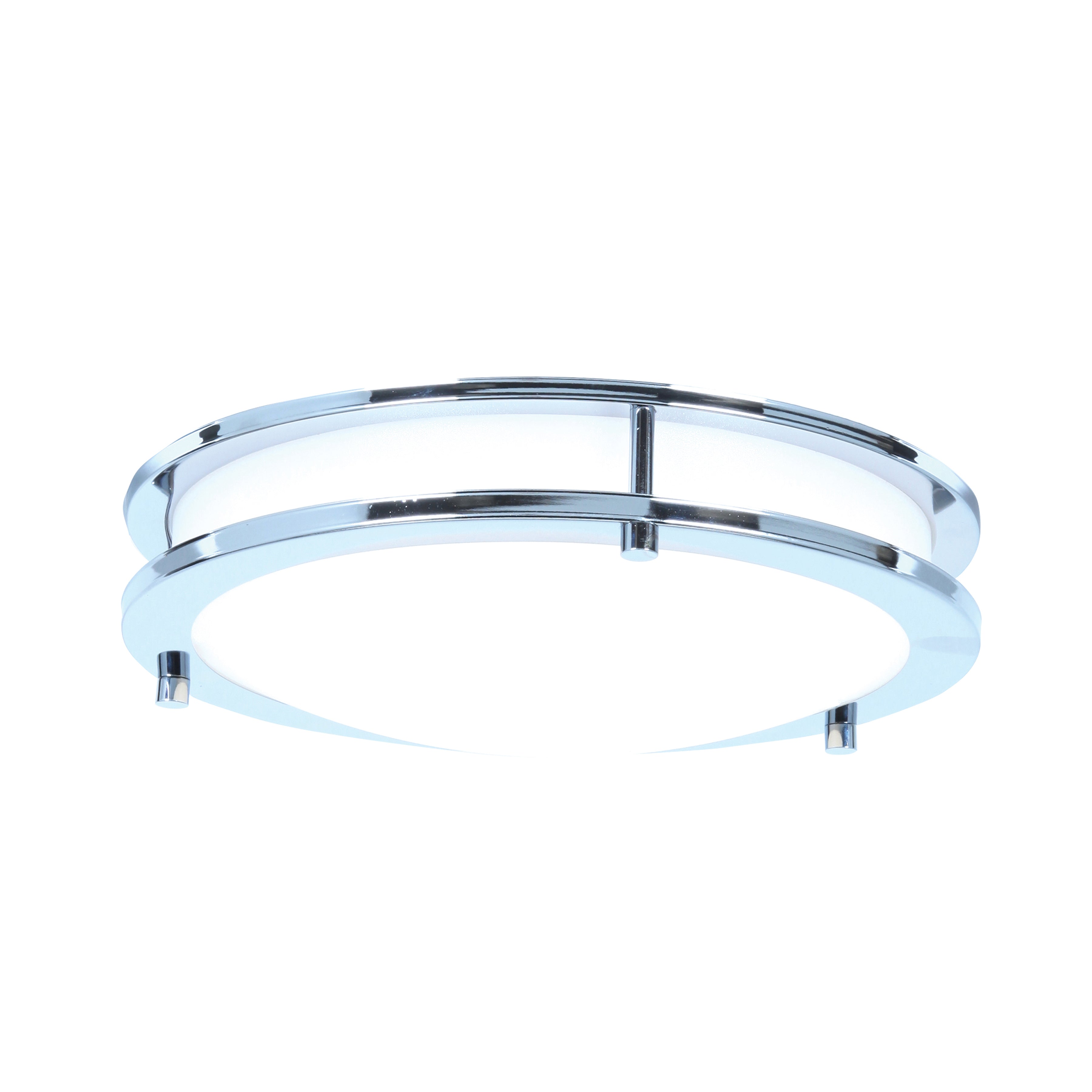 Solero LED Flush Mount, Chrome / 18"