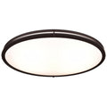 Solero Oval LED Flush Mount, Bronze