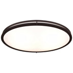 Solero Oval LED Flush Mount, Bronze