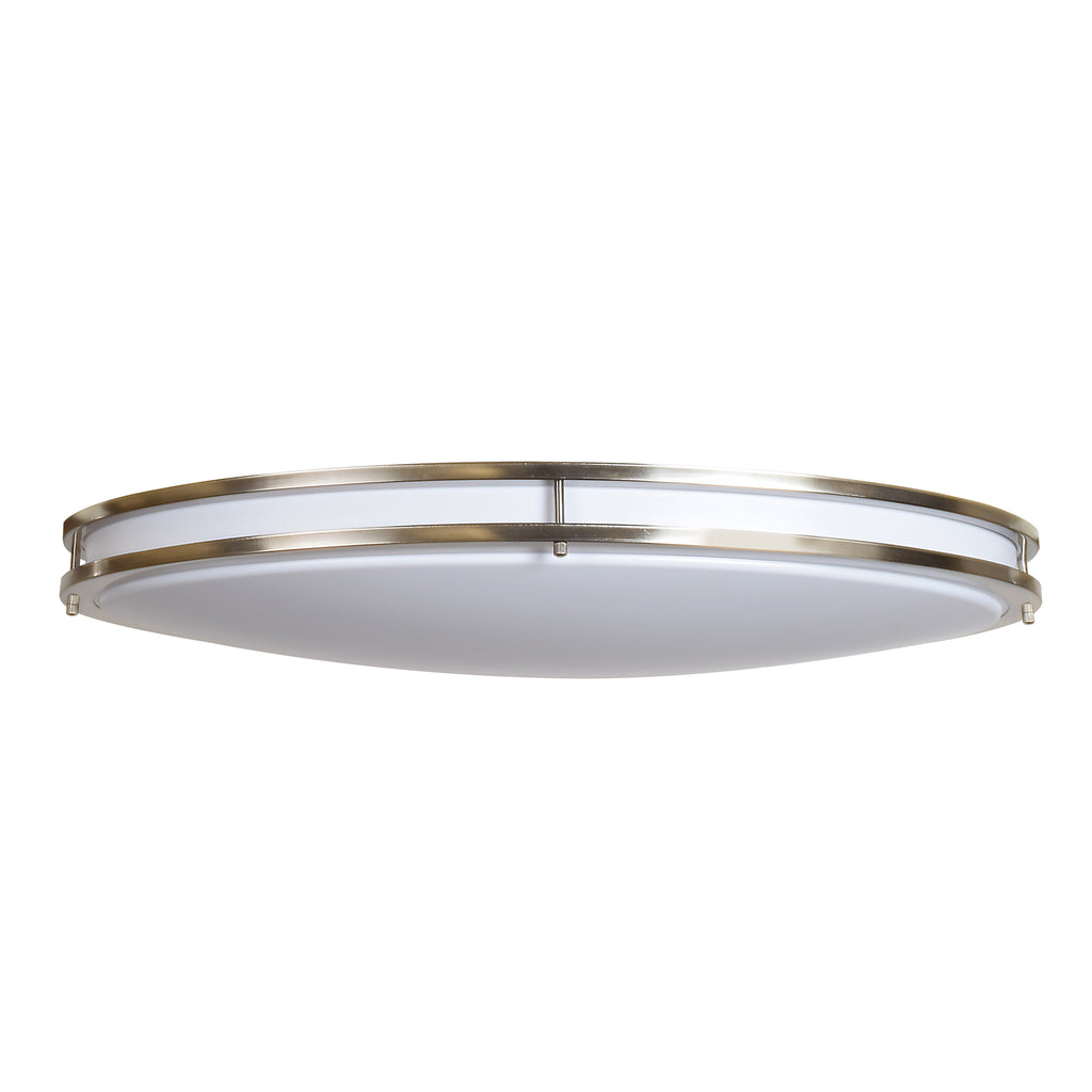 Solero Oval LED Flush Mount, Bronze