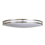 Solero Oval LED Flush Mount, Bronze
