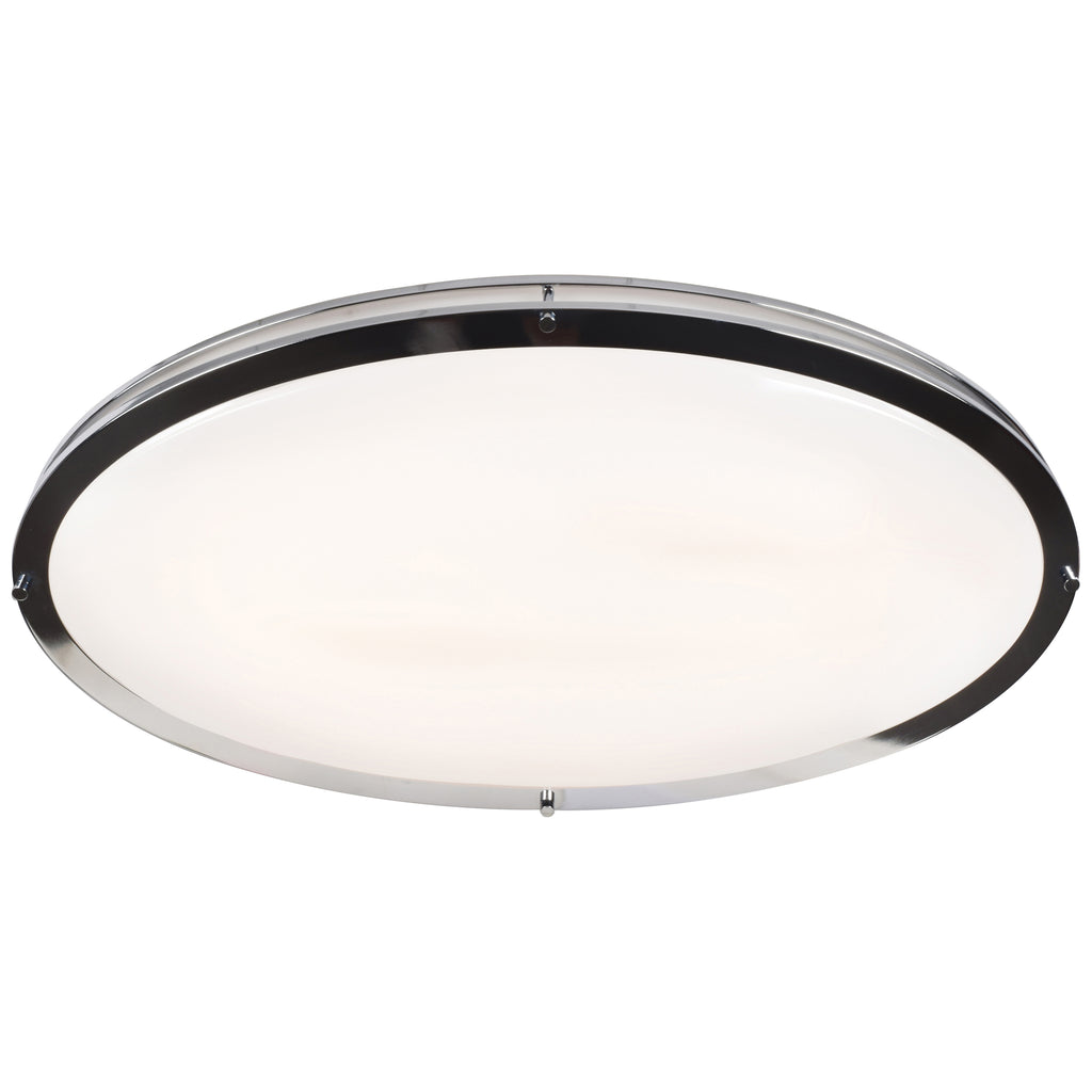 Access Lighting Solero Oval LED Flush Mount, Chrome