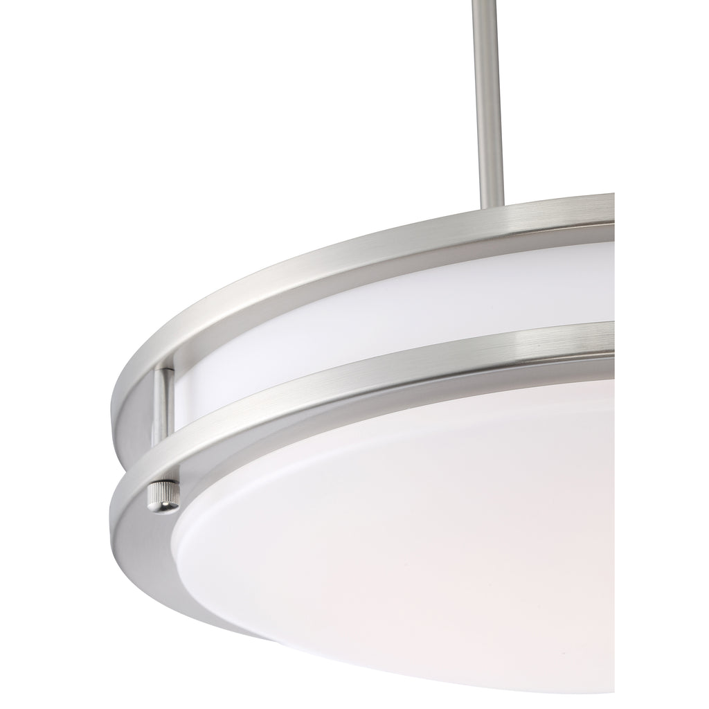 Solero LED Pendant or Semi-Flush