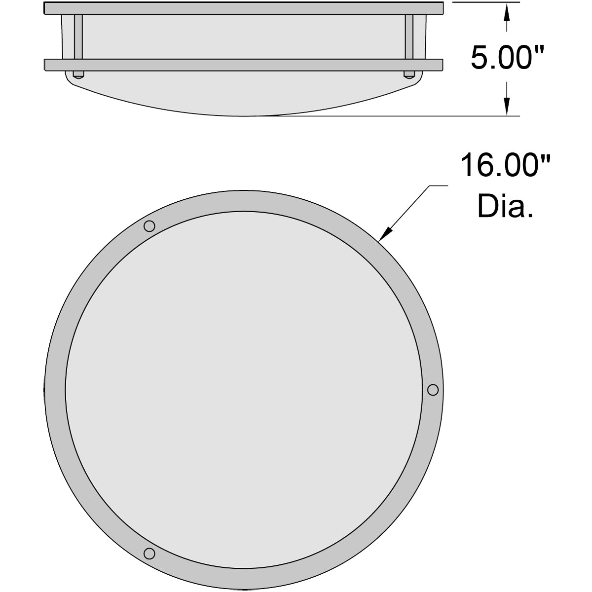 Access Lighting Sparc LED Flush Mount, 16", image 6