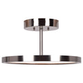 Sphere LED Semi-Flush, Brushed Steel