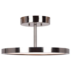 Access Lighting Sphere LED Semi-Flush, Brushed Steel