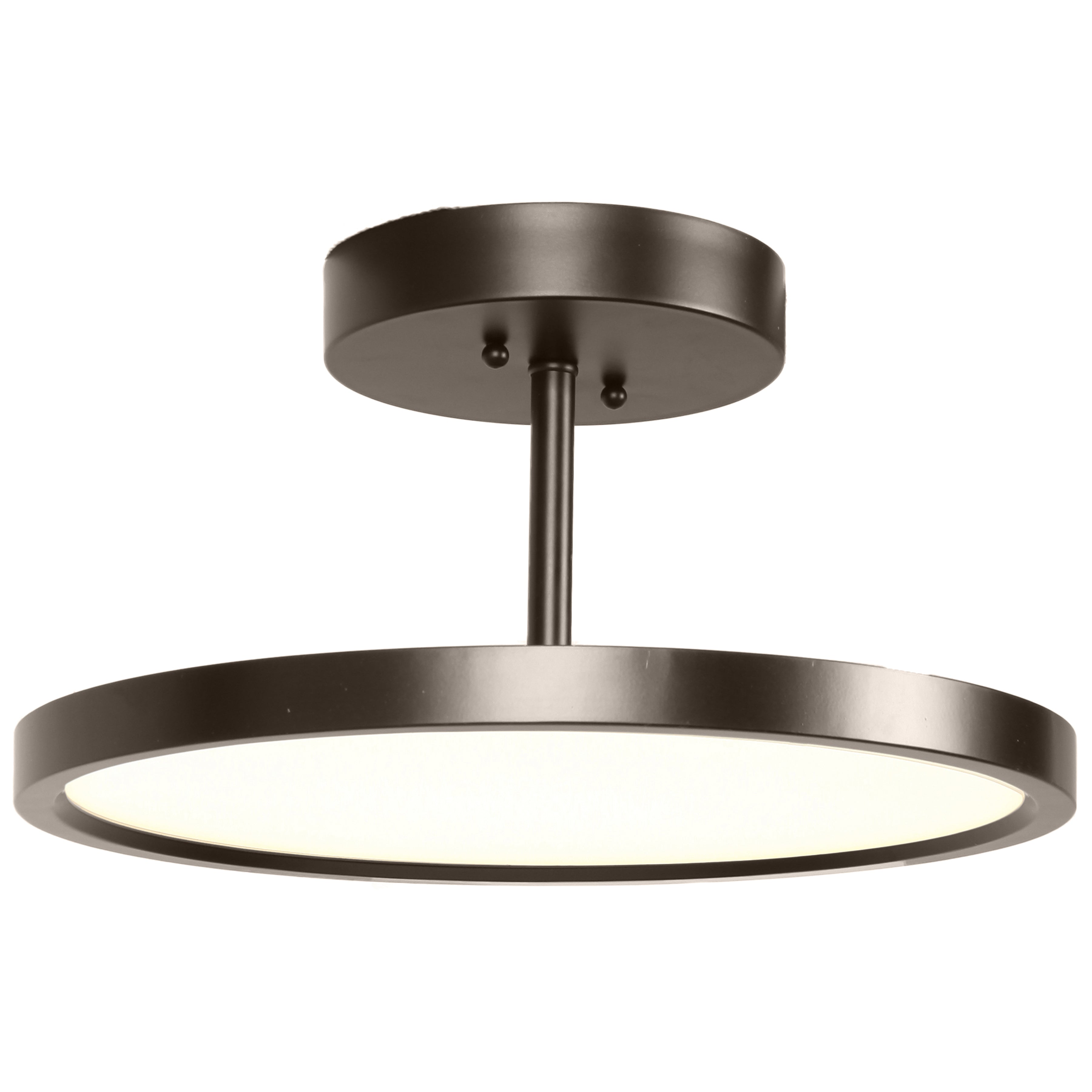 Sphere LED Semi-Flush, Oil Rubbed Bronze
