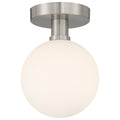 Michelle LED Semi Flush, Brushed Steel