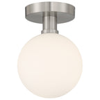 Michelle LED Semi Flush, Brushed Steel