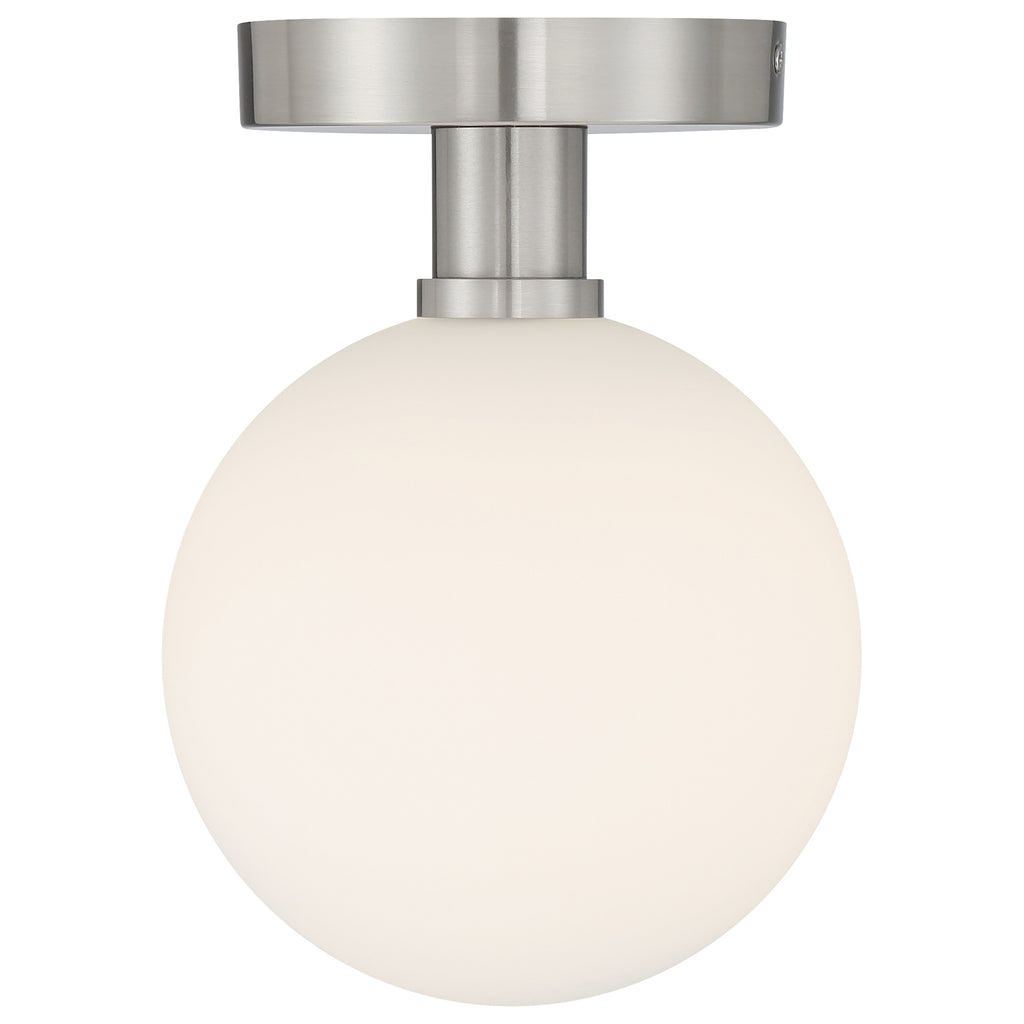 Michelle LED Semi Flush, Brushed Steel