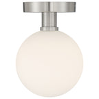 Michelle LED Semi Flush, Brushed Steel