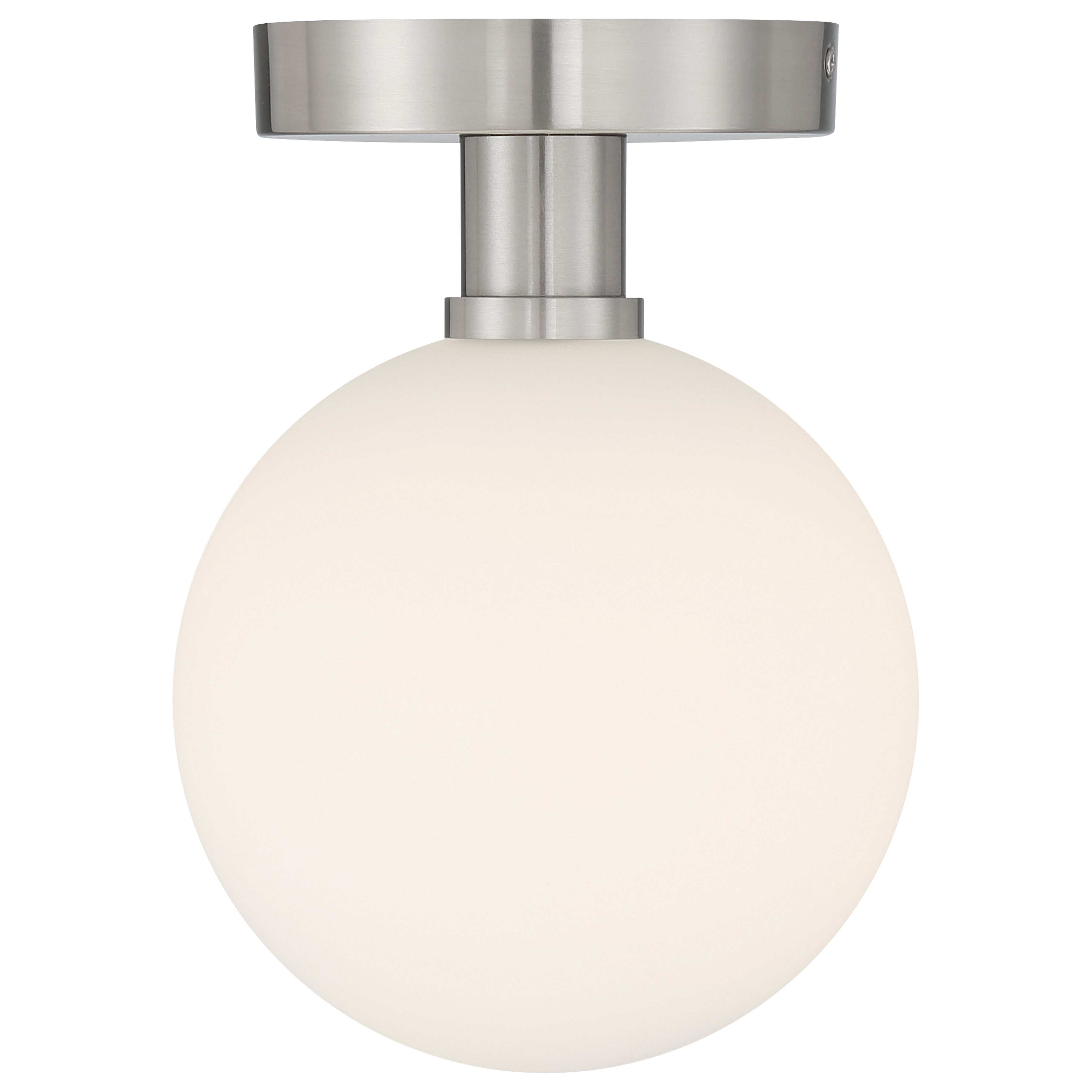 Michelle LED Semi Flush, Brushed Steel