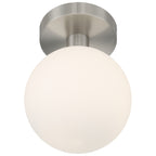 Michelle LED Semi Flush, Brushed Steel