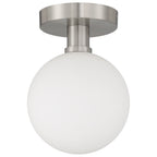 Michelle LED Semi Flush, Brushed Steel