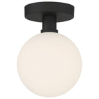 Michelle LED Semi Flush, Matte Black