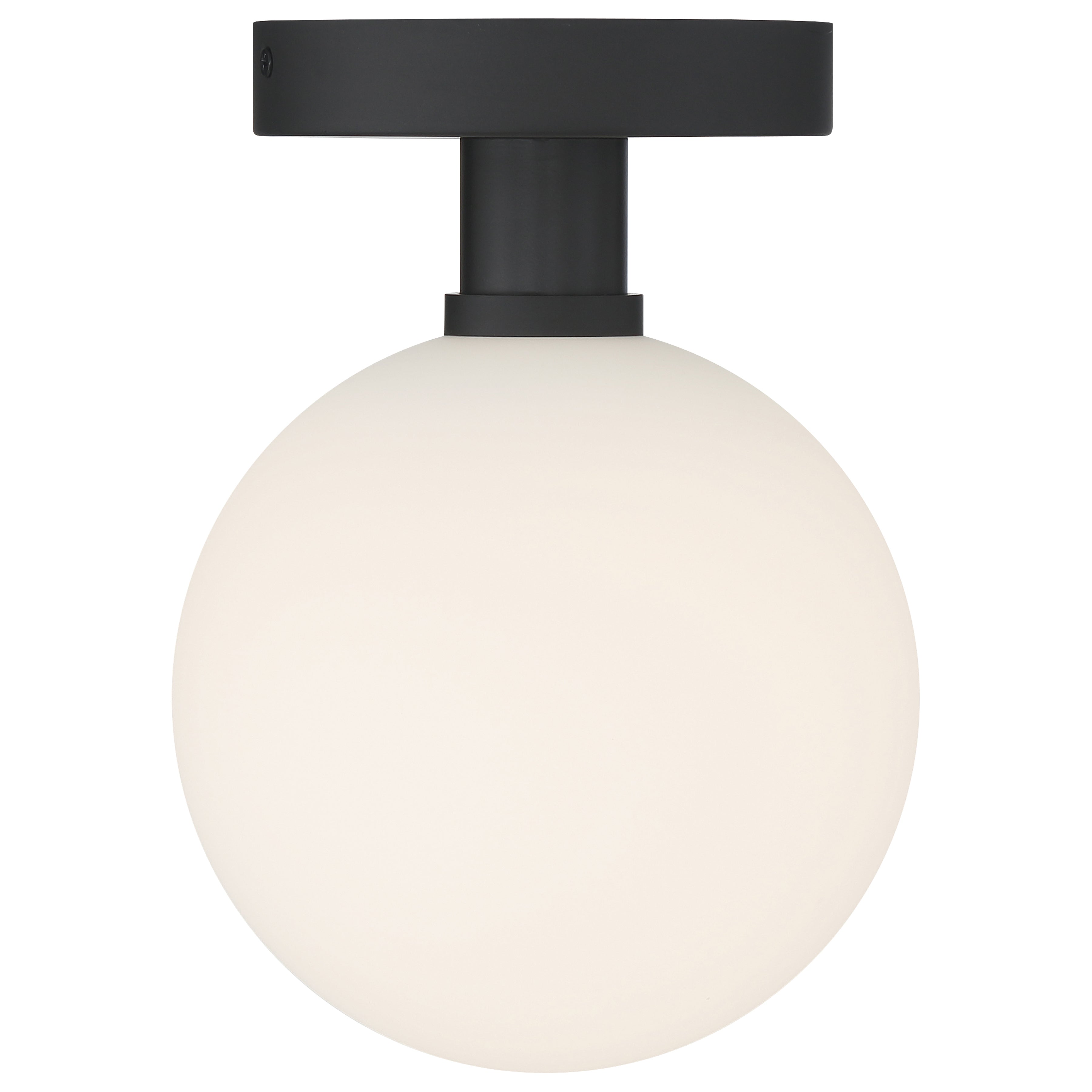 Michelle LED Semi Flush, Matte Black