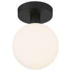Michelle LED Semi Flush, Matte Black