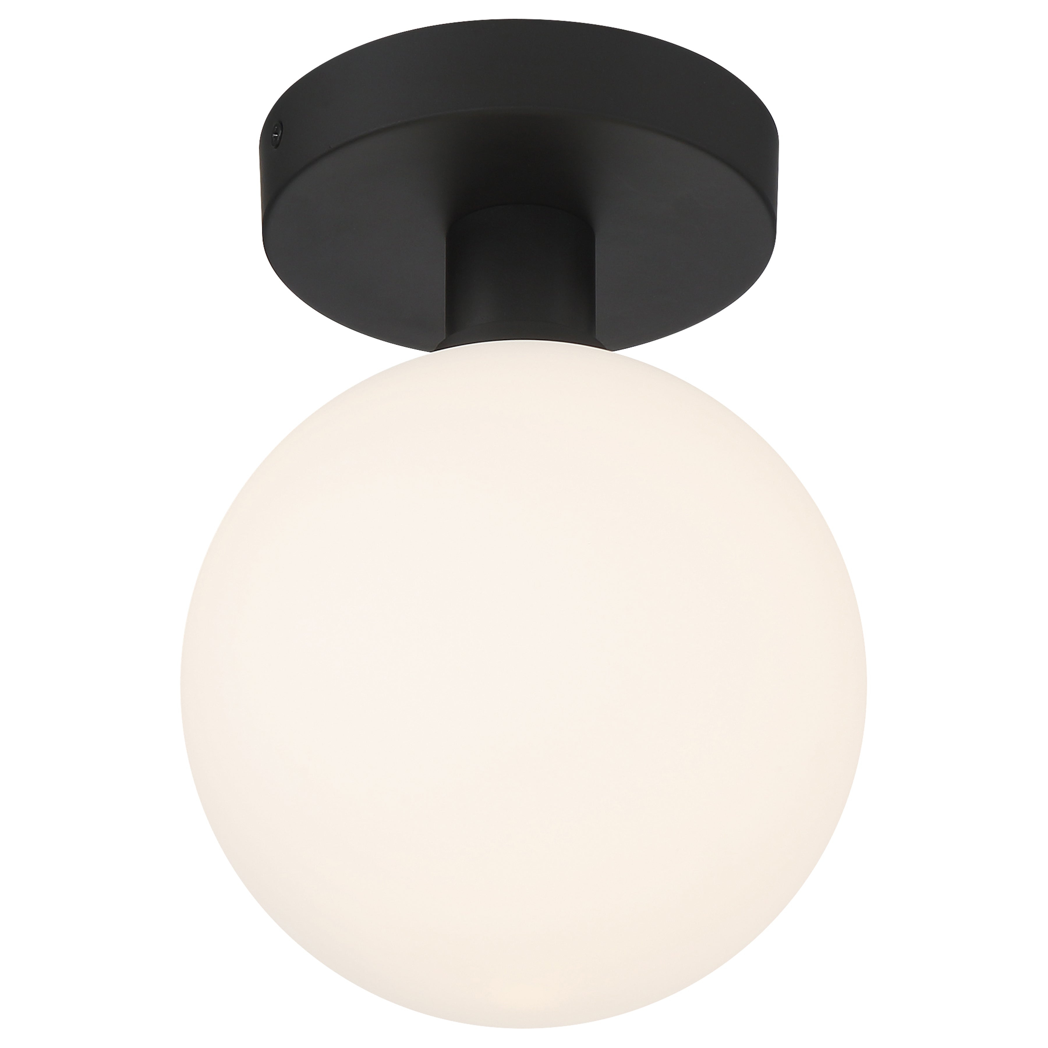 Michelle LED Semi Flush, Matte Black