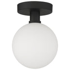 Michelle LED Semi Flush, Matte Black