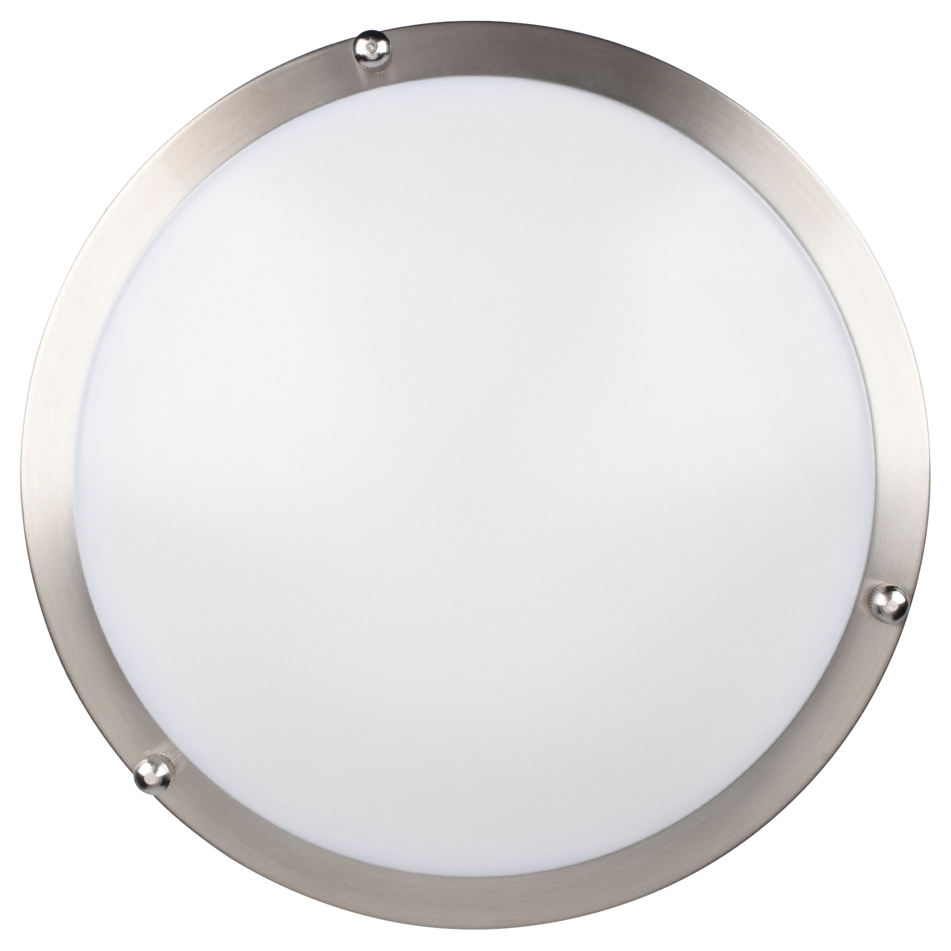 Solero II LED Flush Mount, Brushed Steel / 12" / 3000K
