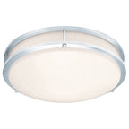 Access Lighting Solero III LED Flush Mount, Chrome / 14"