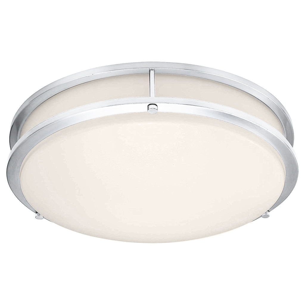 Access Lighting Solero II LED Flush Mount, Chrome / 14" / 3000K