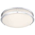 Solero II LED Flush Mount, Chrome / 14" / 3000K