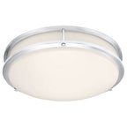 Access Lighting Solero II LED Flush Mount, Chrome / 14" / 3000K