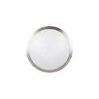 Solero II LED Flush Mount, Brushed Steel / 14"