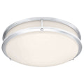 Solero II LED Flush Mount, Chrome / 16.5" / 3000K