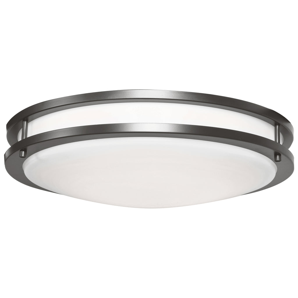 Access Lighting Solero III LED Flush Mount, Bronze / 18"