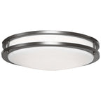Access Lighting Solero III LED Flush Mount, Bronze / 18"