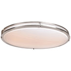 Access Lighting Solero III LED Flush Mount, Brushed Steel / 18.5"