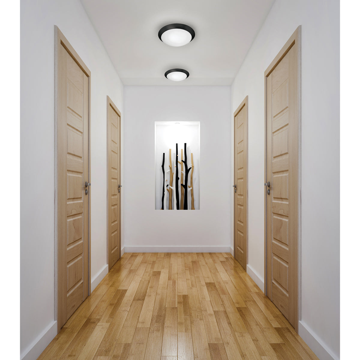 Access Lighting Cobalt Flush Mount, Matte Black / 11.25", image 2