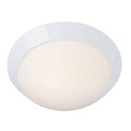 Cobalt Flush Mount, White / 13"