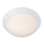 Access Lighting Cobalt Flush Mount, White / 13"