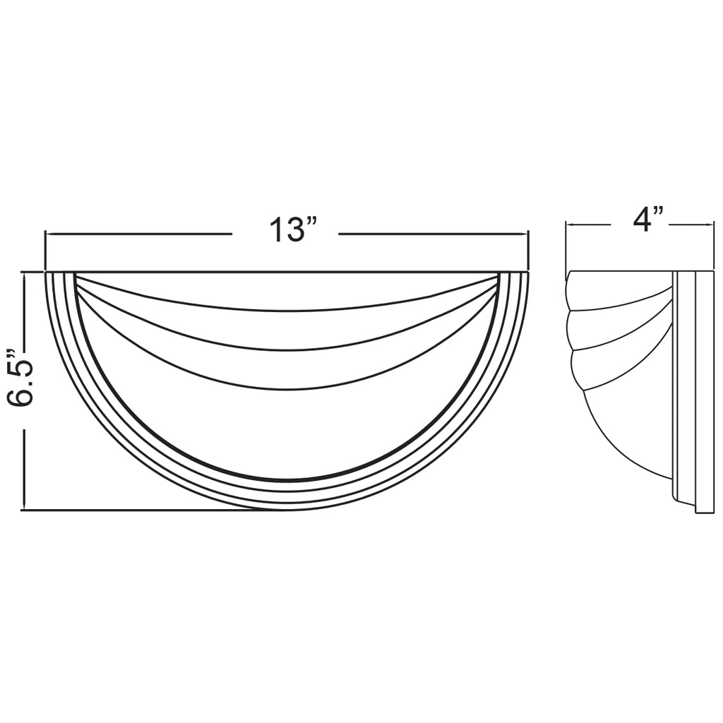 Access Lighting Crest 2 Light Wall Sconce, Satin, image 2