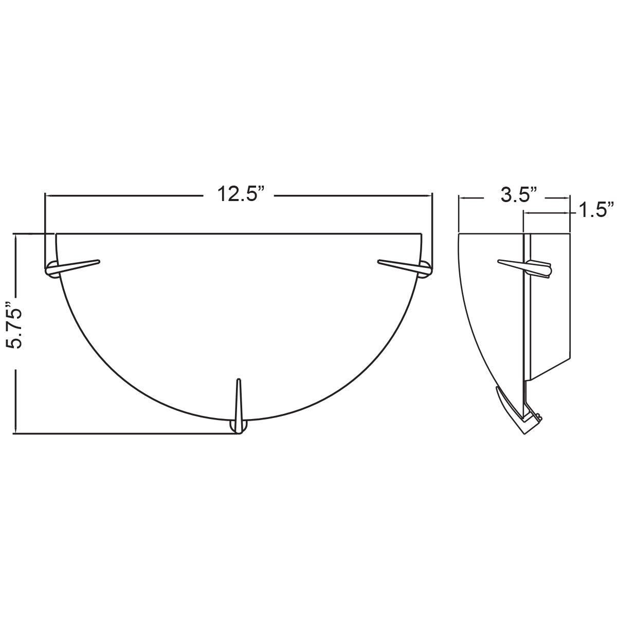 Access Lighting Zenon 1 Light LED Wall Sconce, image 2