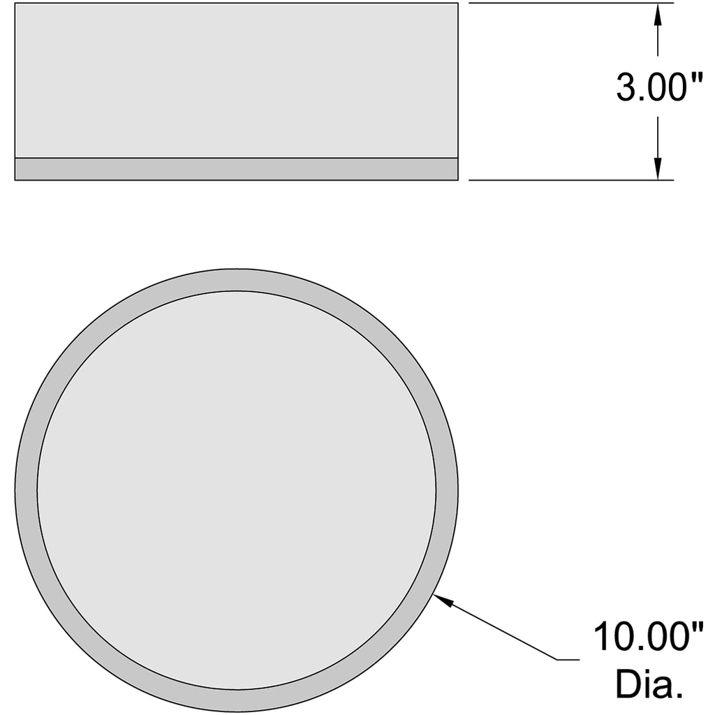 Access Lighting Aero Flush Mount, 10", image 8