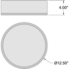 Access Lighting Aero Flush Mount, 12.5", image 8